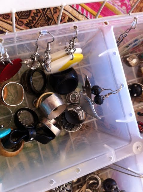 Accessories sorter/earrings organiser