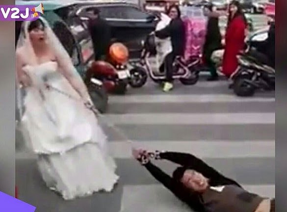 Lihat Pembalasan Pengantin Wanita Pada Pengantin Pria Ini, Kalau yang Lain Pasti Cuma Bisa Nangis