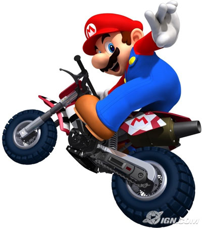 Mario Cart on the Wii.