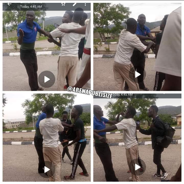 [Tragic!] Watch FULL VIDEO, How Elmo films was BEATEN UP by a Unijos security man - He did not offence!!