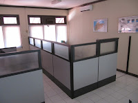 Sekat Kantor Plus Pintu Geser - Furniture Semarang