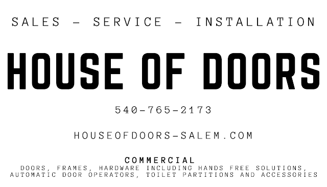 Commercial doors, frames and hardware Roanoke, VA