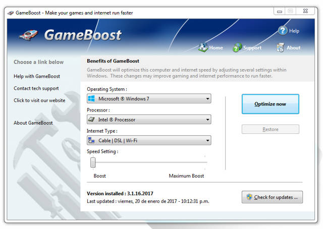 PGWare GameBoost 3.1 PC (Aumenta el Rendimiento de tus Juegos)