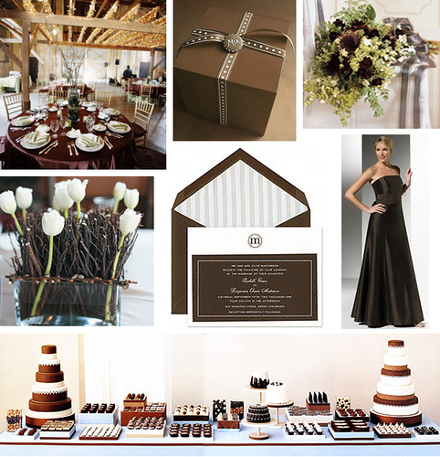  THE LOOK Sweet Like Chocolate Browns Wedding Theme brown wedding ideas