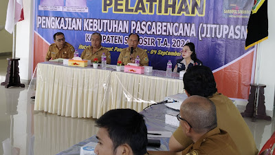 Pemkab Samosir Gelar Pelatihan Pengkajian Kebutuhan Pascabencana 