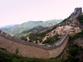section of the Great Wall of China