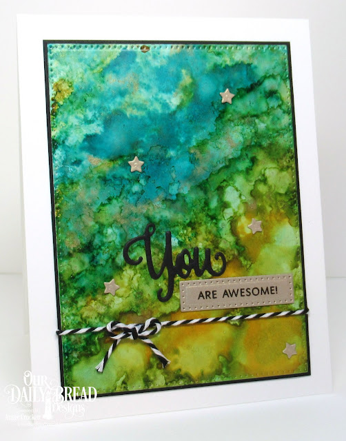 ODBD You Bless Me So Stamp/Die Duos, ODBD Custom Sparkling Stars Dies, ODBD Custom Pierced Rectangles Dies, Card Designer Angie Crockett