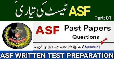 ASF Jobs Past Papers MCQs