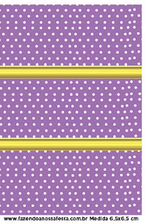 Purple and Gold Free Printable Candy Bar Labels.