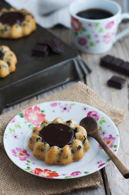 Financiers tigrés de Cyril Lignac chocolat et noix de pécan