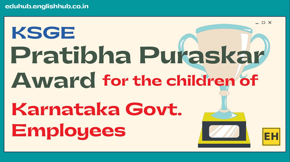 Pratibha Puraskar Award for Karnataka Government Employees' Children