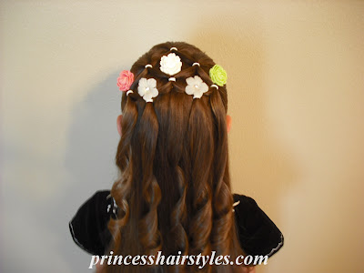 flower girl hair style