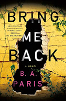 Bring Me Back by B. A. Paris, book cover and review
