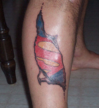 superman symbol tattoo. Superman Tattoos