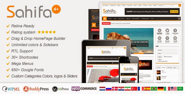 Sahifa Responsive WordPress News,Magazine,Blog Version 4.3.2 free