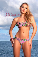 Elisandra Tomacheski hot models in sexy bikini body photo shoot for Luli Fama swimwear