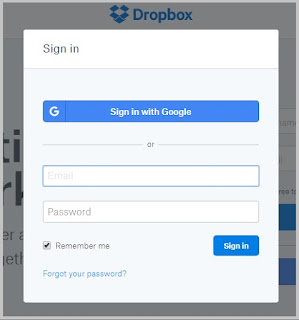 cara menyimpan file di dropbox