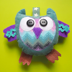 Sewn owl character by welaughindoors