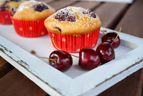 Kirsch-Bananen Muffins