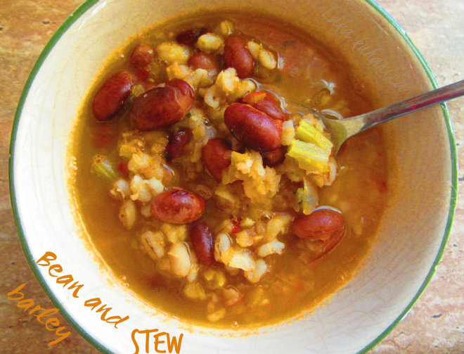 Bean and barley stew by Laka kuharica: a very traditional Croatian recipe has many equally delicious variations.