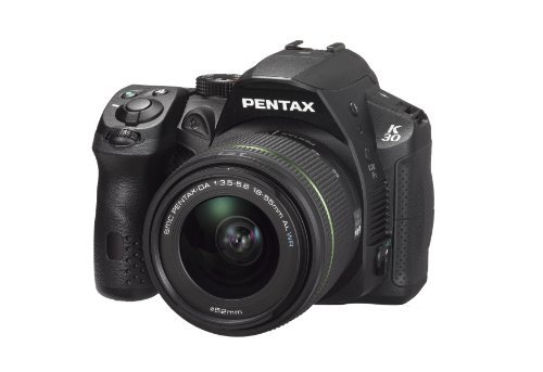 Pentax K-30 lens kit black w DA 18-55WR Weather-Sealed 16 MP CMOS Digital SLR with DA 18-55mm and 3-Inch LCD Screen