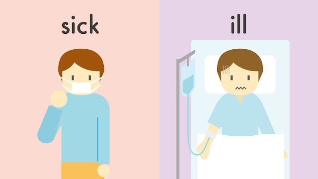 sick と ill の違い