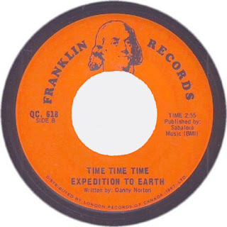 Expedition to Earth “ Expedition to Earth / Time Time Time”  single  7" 1968 Canada Psych Garage