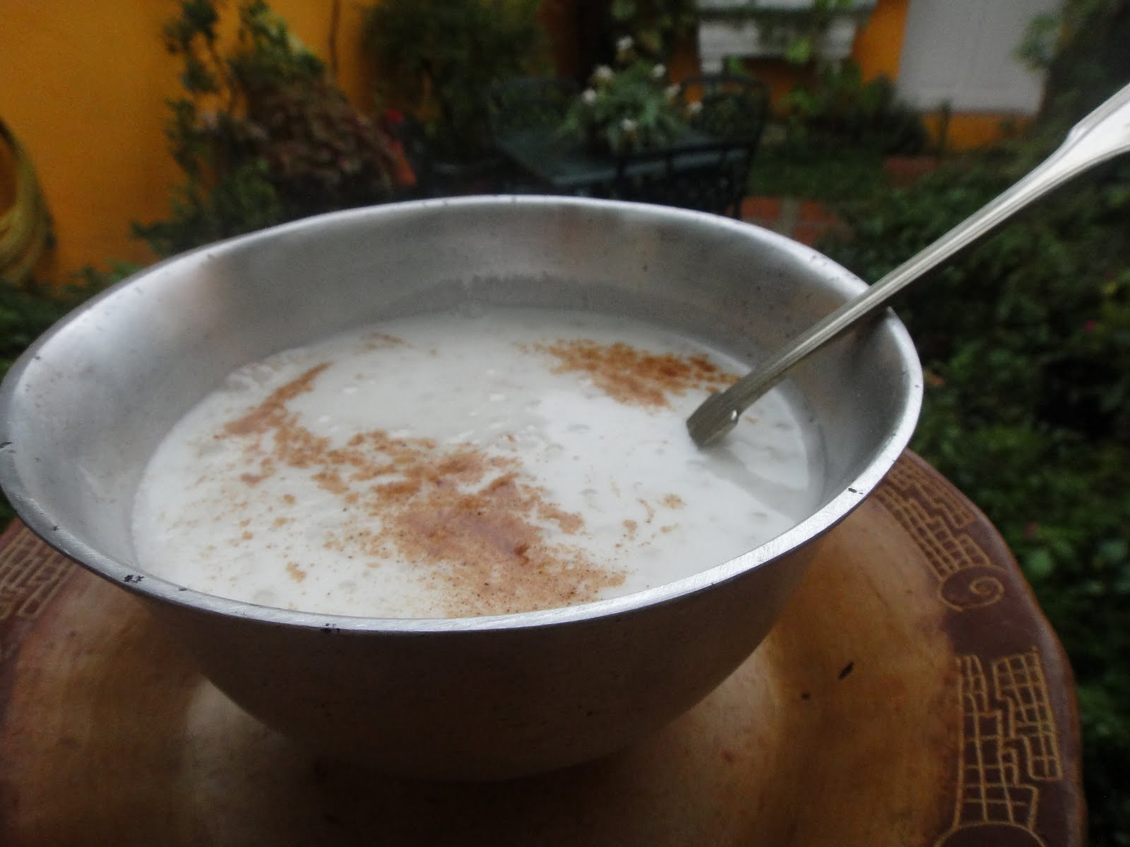 Imagens de mingau de farinha de mandioca