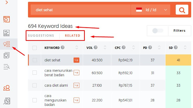 Sebagian besar blogger pemula malas melaksanakan riset keyword Cara Riset Keyword dengan Ubersuggest Gratis