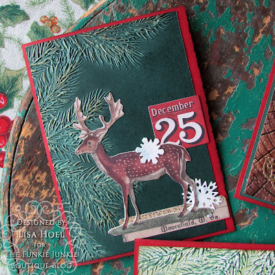 Lisa Hoel for The Funkie Junkie Boutique - Product Focus on Tim Holtz 2022 Christmas stamps!  #creativejuicefreshsqueezed #tim_holtz #thefunkiejunkieboutique