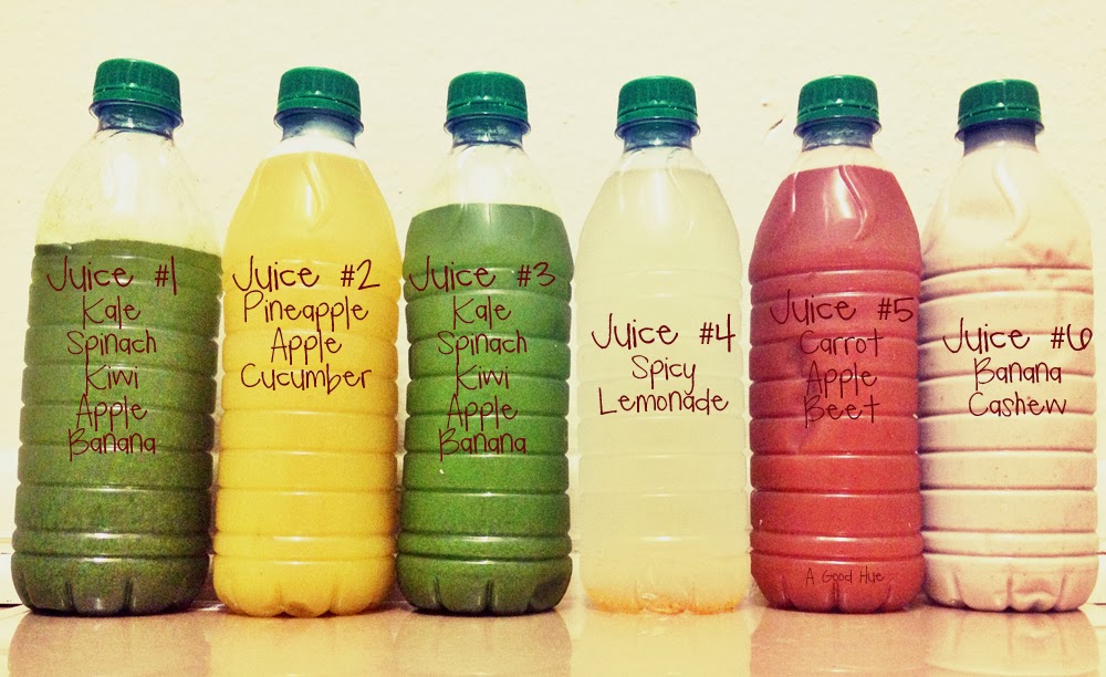 A Good Hue: How To: 3 Day DIY Juice Cleanse with Shopping List