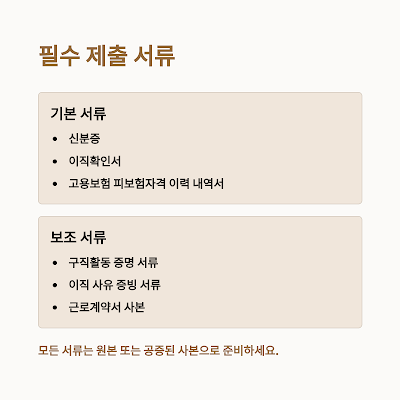 실업급여 재신청 시 주의할 점