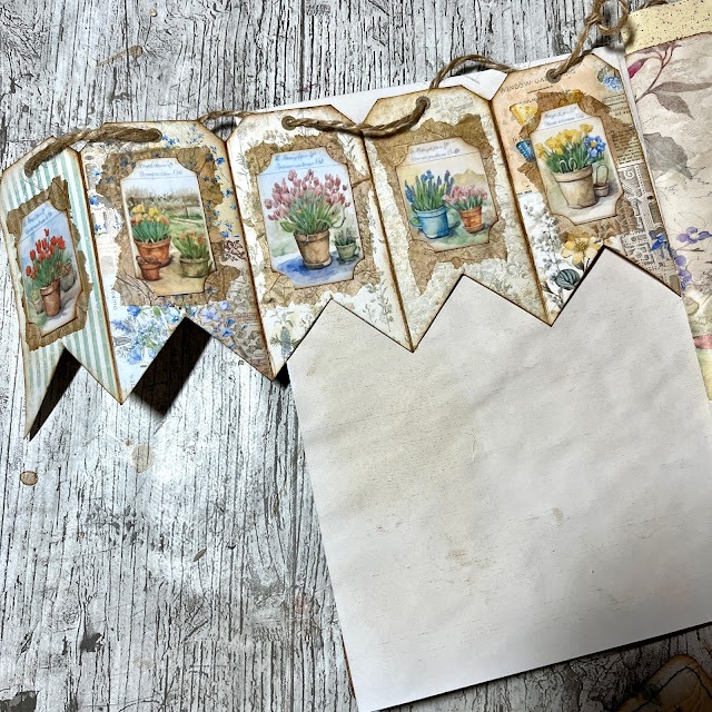 #JournalJigsaw Collaboration Rustic & Grunge Blooming Bunting