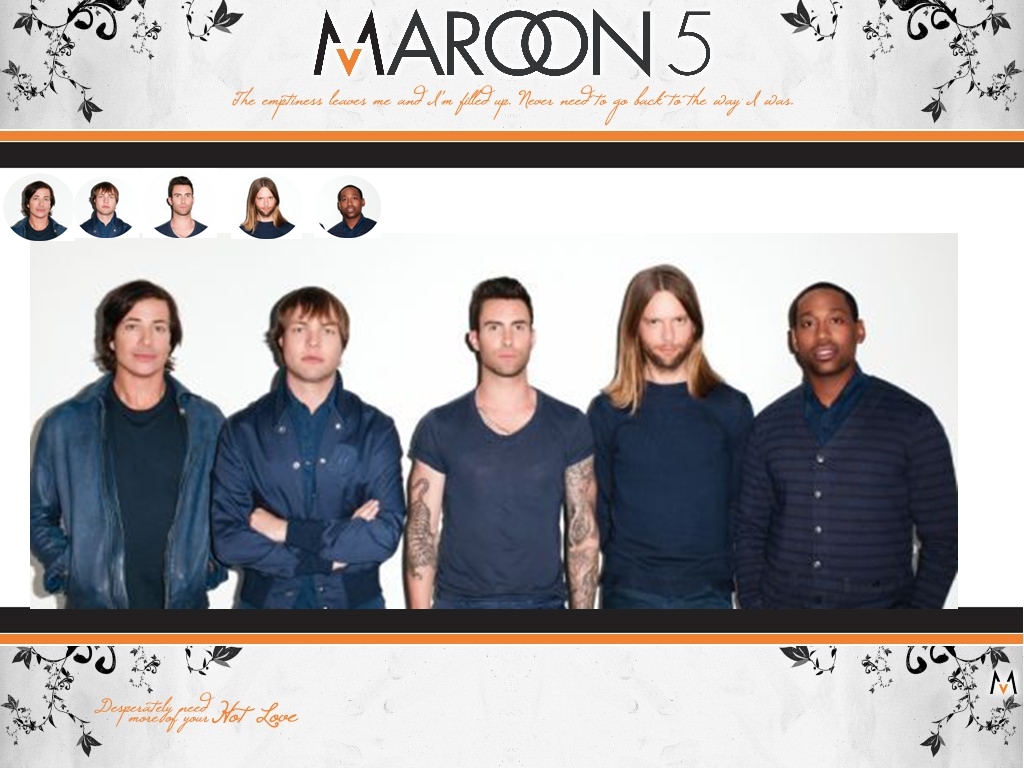 Wallpapers and Latest News From Facebook: Maroon 5 HD Wallpaper