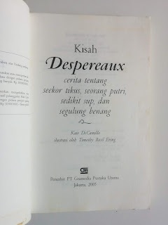 The Tale of Despereaux Kisah Despereaux