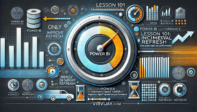 Lesson 101 Power BI Incremental Refresh: Improve Report Speed and Performance