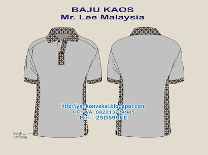 BAJU KAOS BATIK PESANAN MR LEE MALAISYA