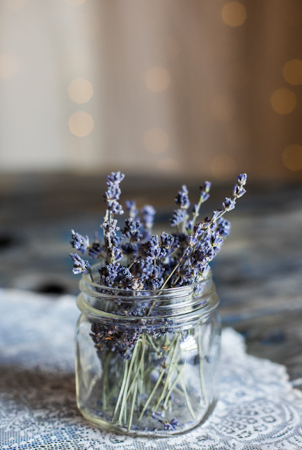 lavender in jar