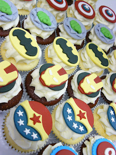 Marvel cupcakes