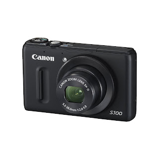 Canon Powershot S100 Camera Side View