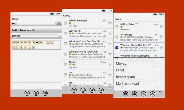 Gmail for Windows Phone