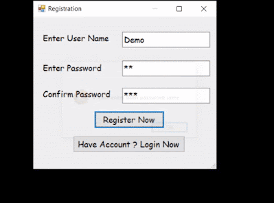 Create Login(Sign In) and Registration (Sign Up) Form in C# Windows Form With Database