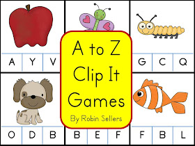 clothespin games for letter