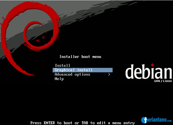 Cara Install Debian 5 Lenny Berbasis GUI Lengkap Dengan Gambar - Feriantano.com