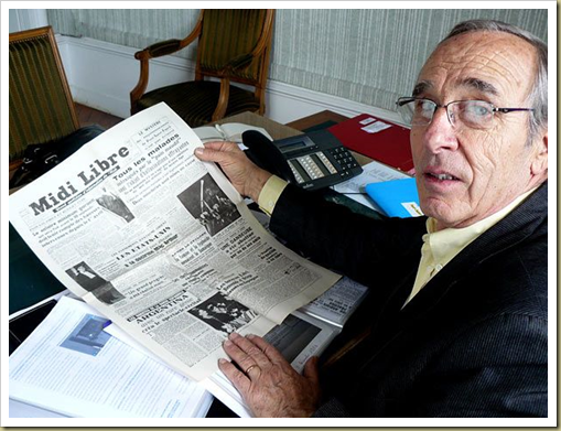 Vice-prefeito de Pont-Saint-Esprit, Jean-Pierre Colombet não descansa enquanto não descobrir a verdade