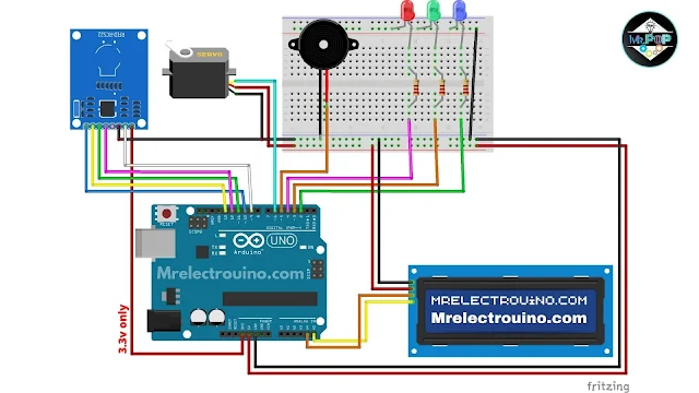 arduino rfid door lock projects