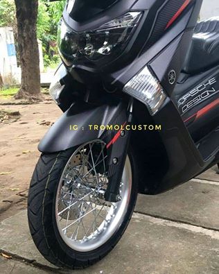 Modifikasi Nmax menggunakan velg jari-jari  IndoBlazer.com