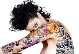 Tatto-Tatto di Tubuh wanita Seksi seksi