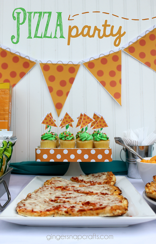 Pizza Party Ideas & Printables at GingerSnapCrafts.com