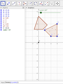 rotasi segi empat di geogebra